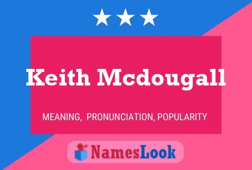 Póster del nombre Keith Mcdougall