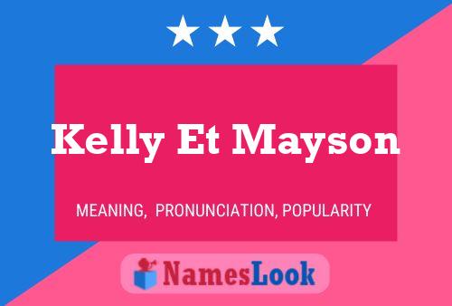 Póster del nombre Kelly Et Mayson