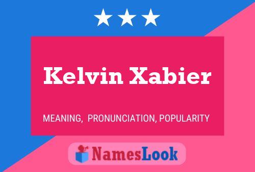 Póster del nombre Kelvin Xabier