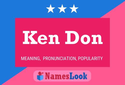 Póster del nombre Ken Don