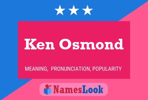 Póster del nombre Ken Osmond