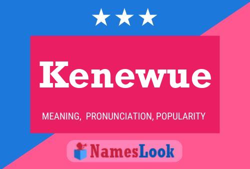 Póster del nombre Kenewue