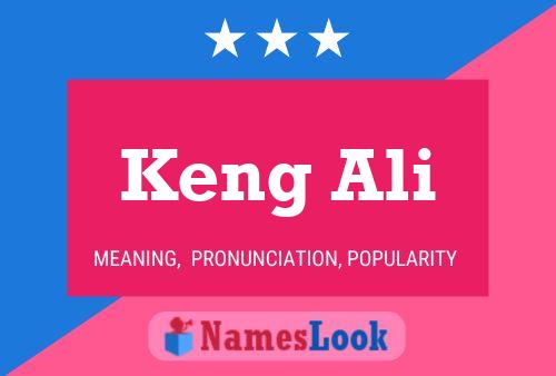 Póster del nombre Keng Ali