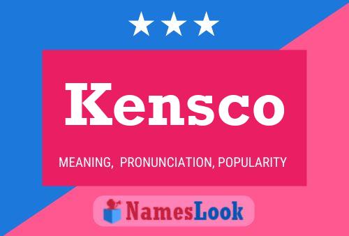 Póster del nombre Kensco