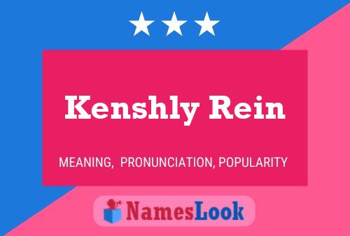 Póster del nombre Kenshly Rein