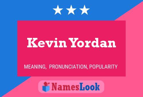 Póster del nombre Kevin Yordan