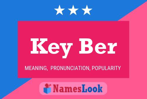 Póster del nombre Key Ber