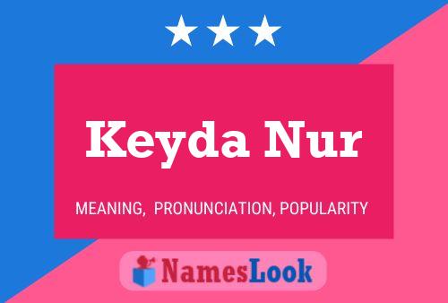 Póster del nombre Keyda Nur