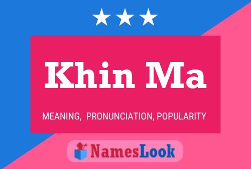 Póster del nombre Khin Ma