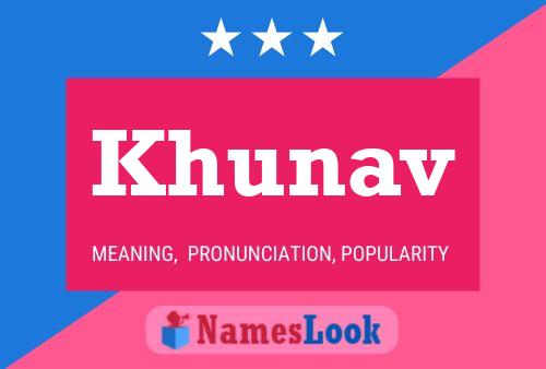 Póster del nombre Khunav