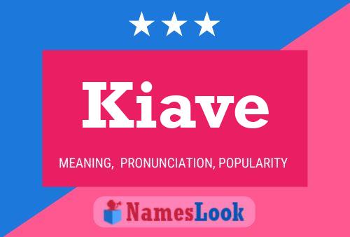 Póster del nombre Kiave