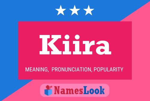 Póster del nombre Kiira