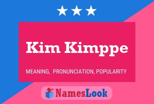 Póster del nombre Kim Kimppe