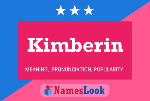 Póster del nombre Kimberin