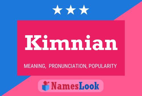 Póster del nombre Kimnian