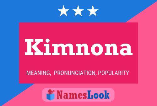 Póster del nombre Kimnona