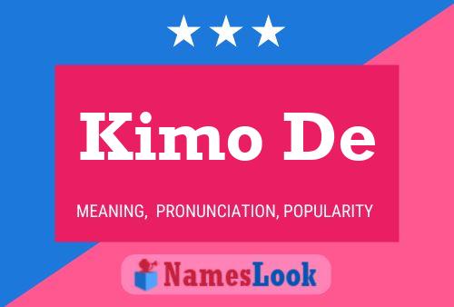 Póster del nombre Kimo De