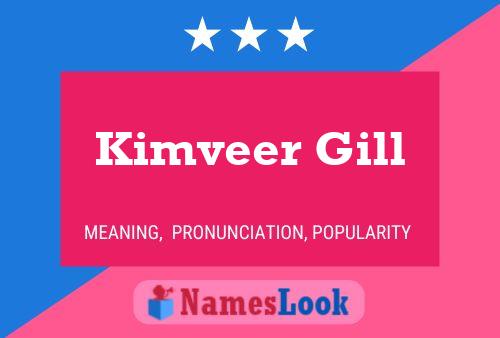 Póster del nombre Kimveer Gill