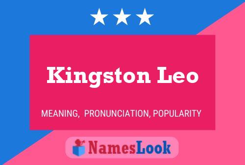 Póster del nombre Kingston Leo