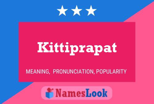 Póster del nombre Kittiprapat