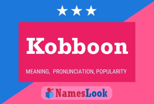 Póster del nombre Kobboon