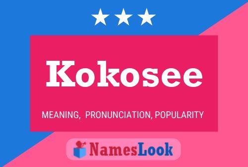 Póster del nombre Kokosee