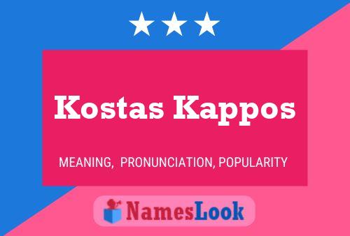 Póster del nombre Kostas Kappos