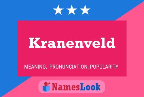 Póster del nombre Kranenveld