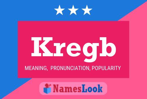 Póster del nombre Kregb