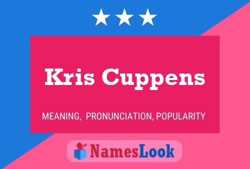 Póster del nombre Kris Cuppens