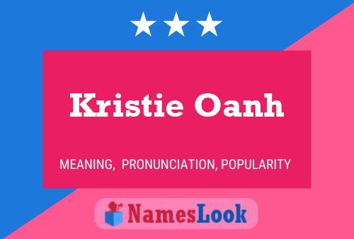 Póster del nombre Kristie Oanh