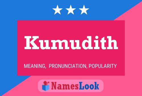 Póster del nombre Kumudith