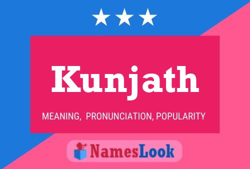 Póster del nombre Kunjath