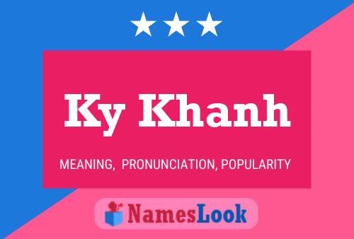 Póster del nombre Ky Khanh