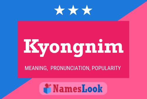 Póster del nombre Kyongnim