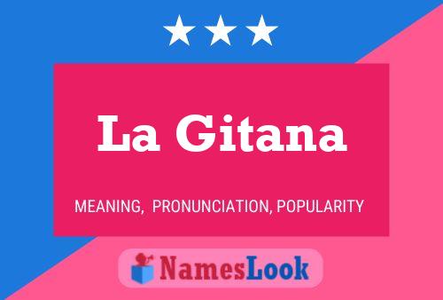 Póster del nombre La Gitana