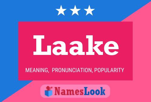 Póster del nombre Laake