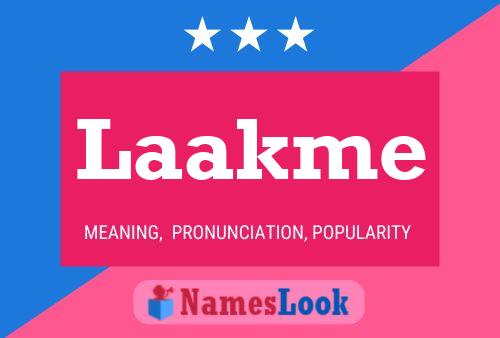 Póster del nombre Laakme