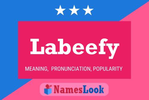 Póster del nombre Labeefy