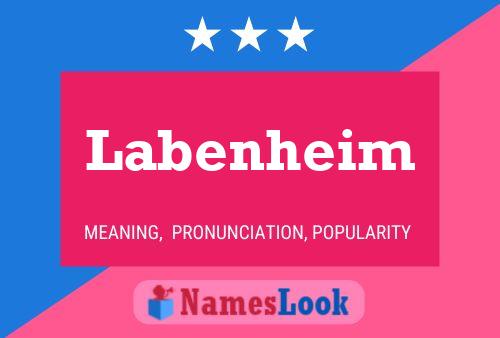 Póster del nombre Labenheim