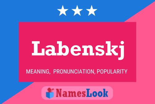 Póster del nombre Labenskj