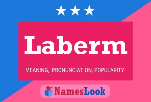 Póster del nombre Laberm