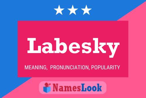 Póster del nombre Labesky