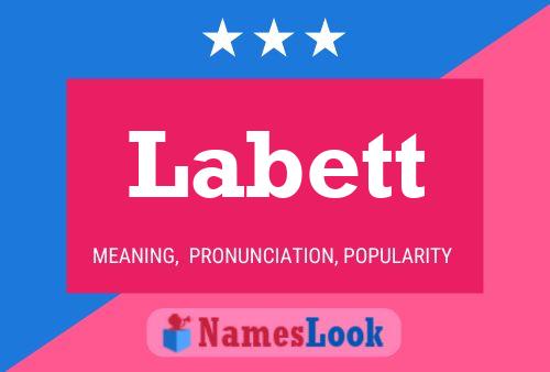 Póster del nombre Labett