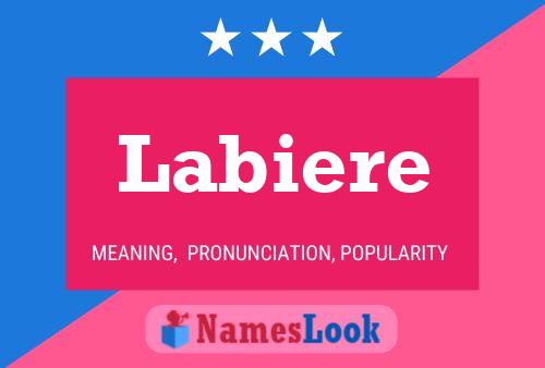 Póster del nombre Labiere