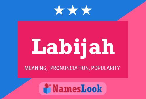 Póster del nombre Labijah