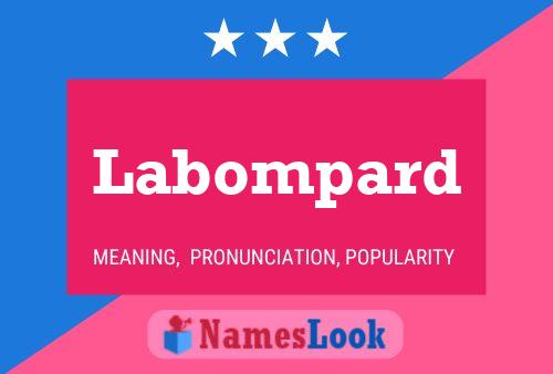 Póster del nombre Labompard