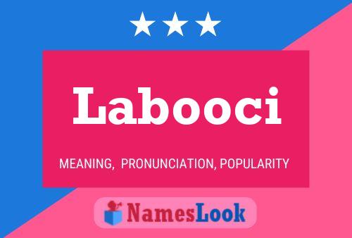 Póster del nombre Labooci