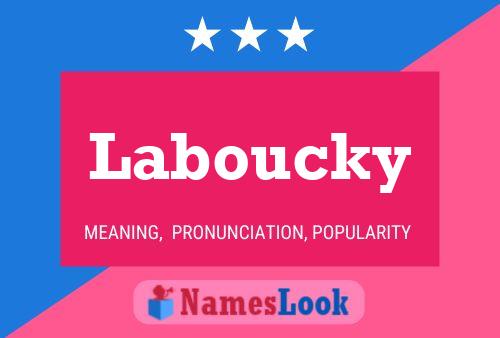 Póster del nombre Laboucky