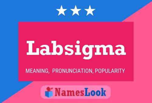 Póster del nombre Labsigma